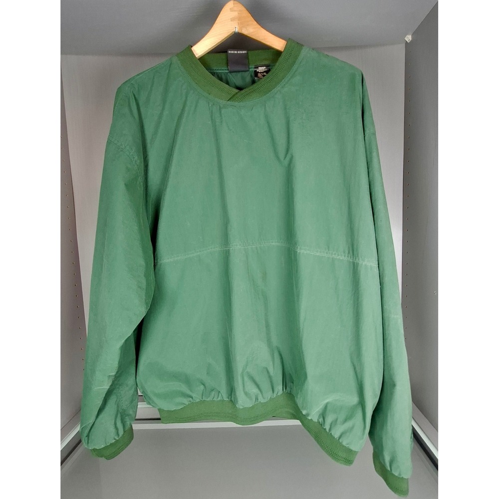Vintage 90s USA Olympic JCPenney Windbreaker Mens L XL Fit Green Nylon